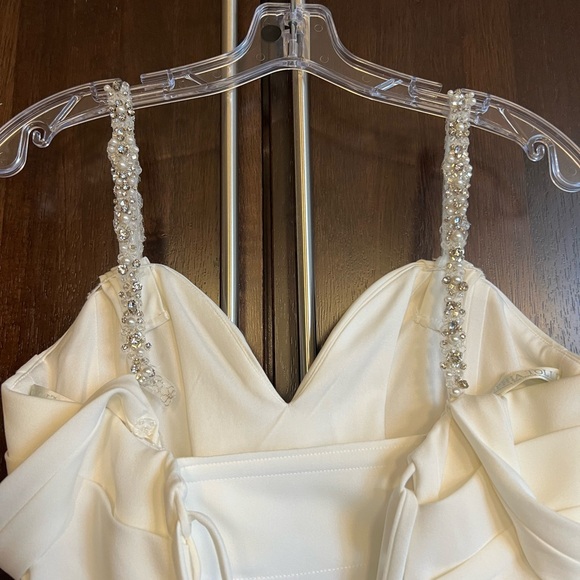 Sophia Tolli Y21976 Ines Beaded Straps Bridal Dress w/ bustle - Picture 12 of 16